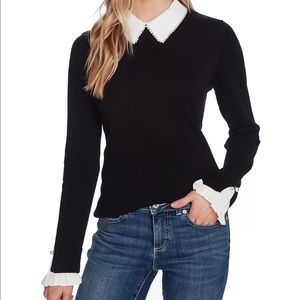 Peter-Pan Collar Pullover Sweater